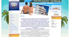 Desktop Screenshot of bella-vista-apartman.com